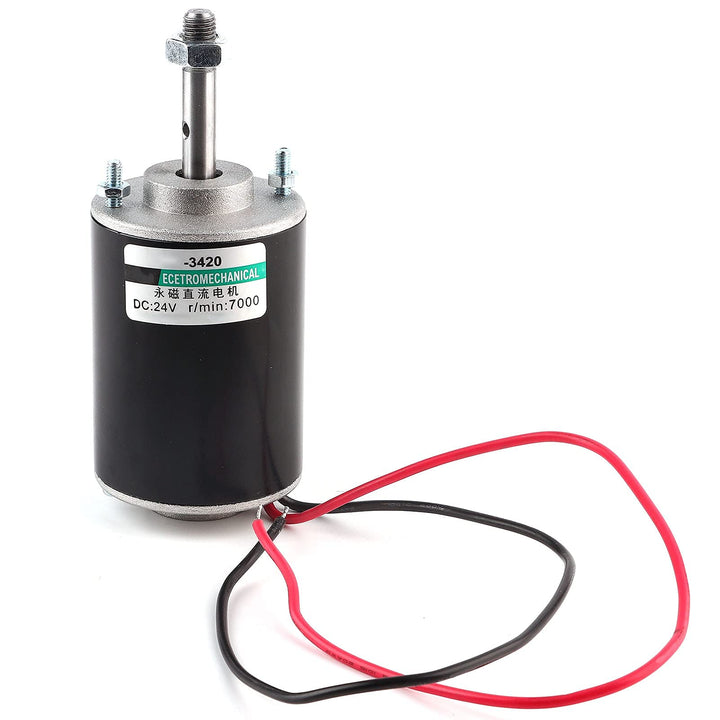 Mini Elektromotor,12 V/24 V Dauermagnet DC Motor Hochgeschwindigkeit Niederige Lärm Hochgeschwindi