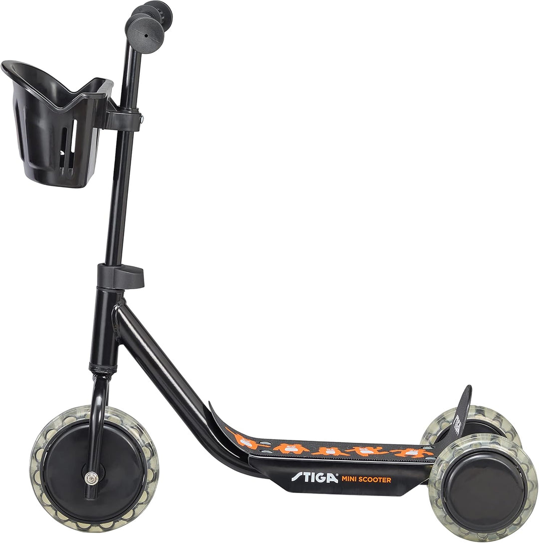 Stiga Unisex Jugend Mini Kid 3w Kinderroller ab 2 Jahre Schwarz / Orange, ab 2 Jahre Schwarz / Orang