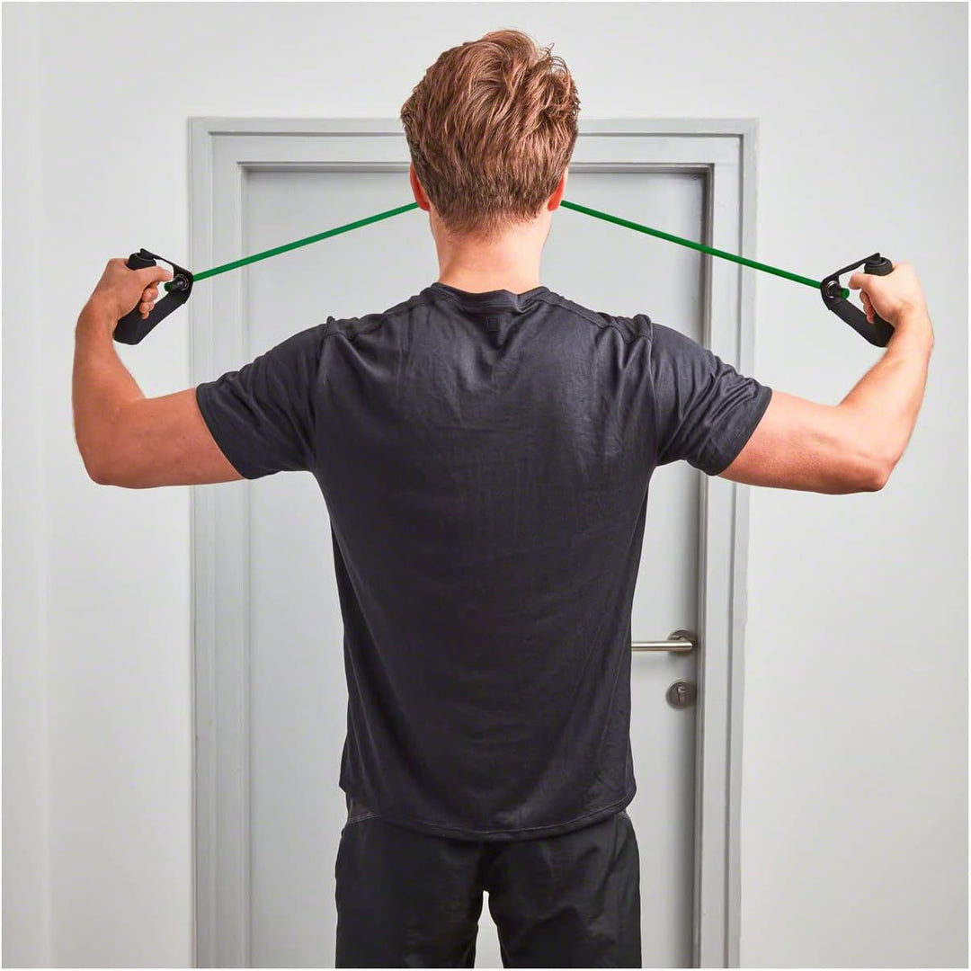 Shoulder Tube Pulley Fitness Tube Gymnastik Expander Training stark - grün, stark - grün