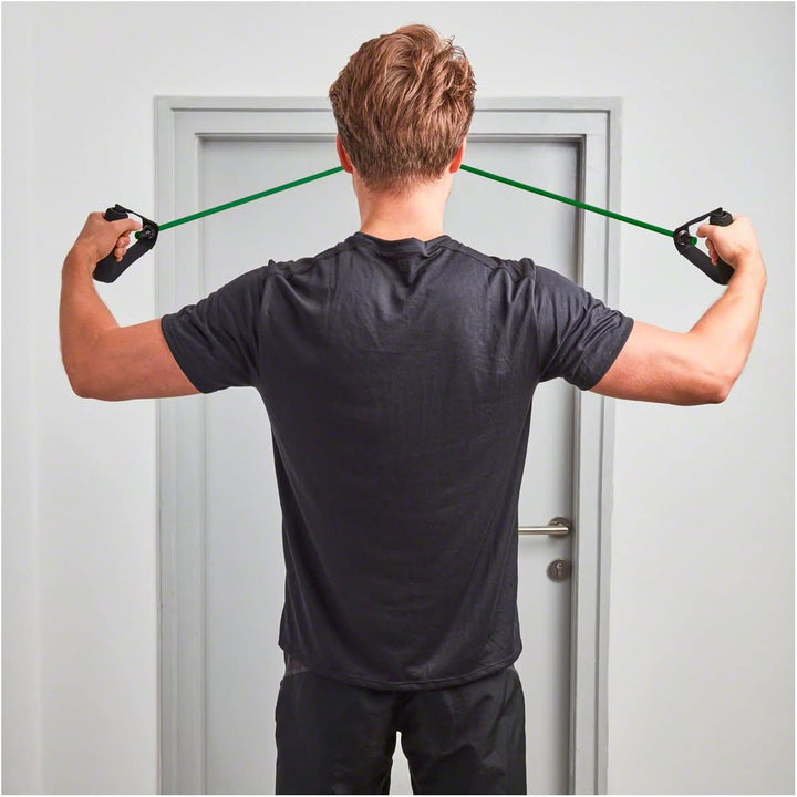 Shoulder Tube Pulley Fitness Tube Gymnastik Expander Training stark - grün, stark - grün