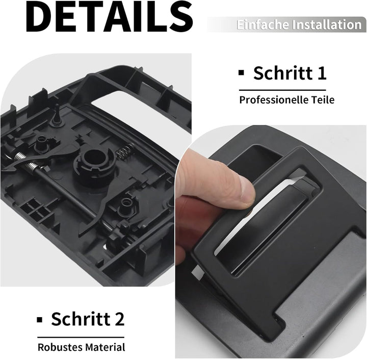 51476958161 Auto Kofferraummatten Teppich Griff, Griff Einlegeboden Gepäckraum, Ersatz für BMW 5er E