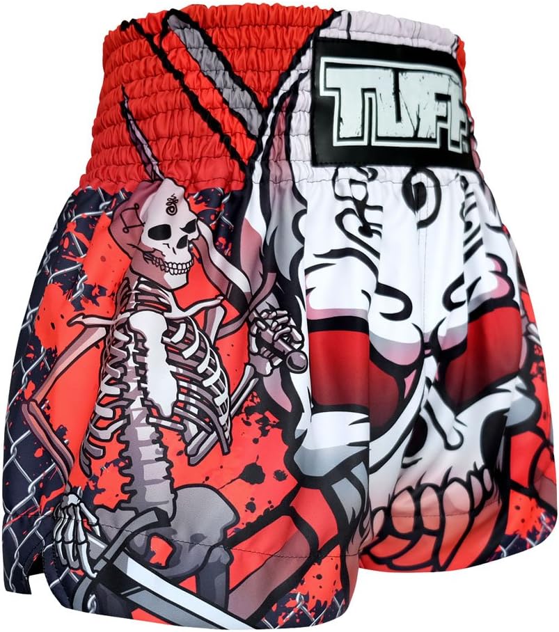 Tuff Sport Boxen, Muay Thai-Shorts, Drachenschädel, Kick, Kampfsport, Training, Fitnessstudio, Kleid