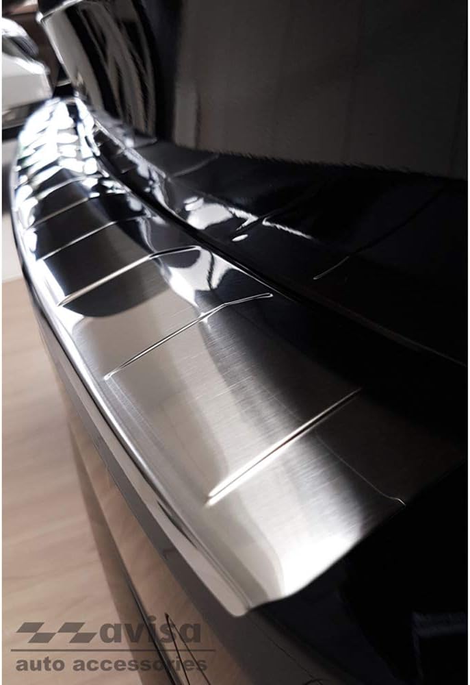 Avisa Edelstahl Heckstossstangenschutz kompatibel mit Skoda Octavia IV Kombi 2020- (inkl. RS, exkl.