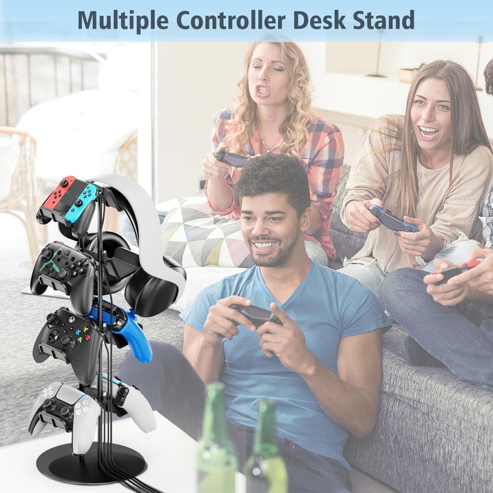 4 stufige Kopfhörer Halter & Controller Halter, universelle Controller Halterung & Headset Halterung