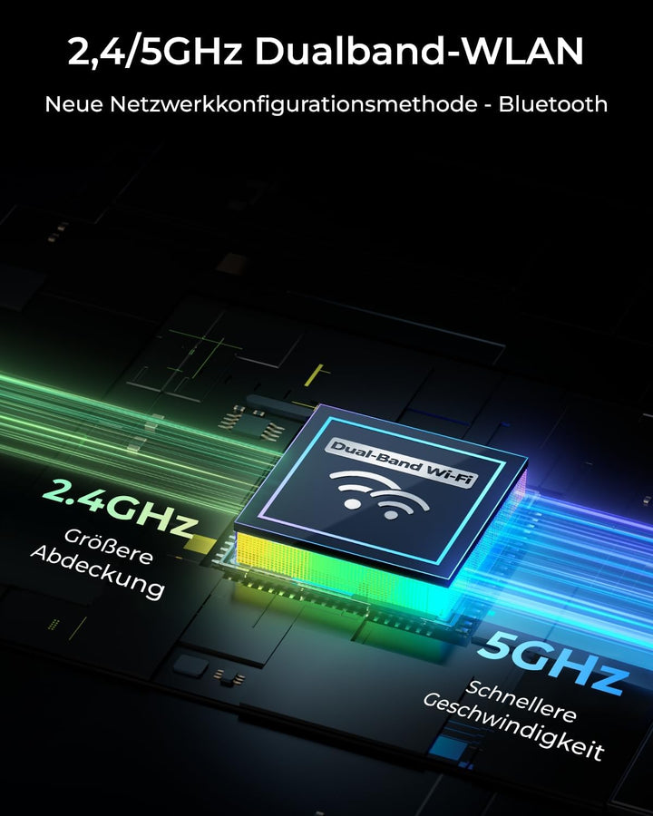 Reolink 2K 4MP Überwachungskamera Aussen WLAN Schwenkbar mit F1,0 Echtfarben-Nachtsicht, 2,4/5GHz Wi