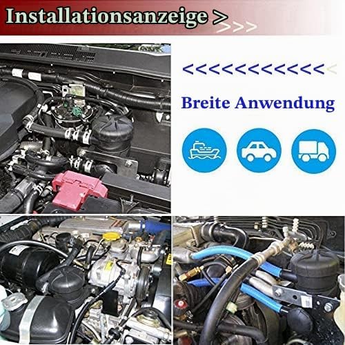 Micvtve Auto Universal Provent 200 ÖL Abscheider Catch Dose Filter für Turbo 4Wds
