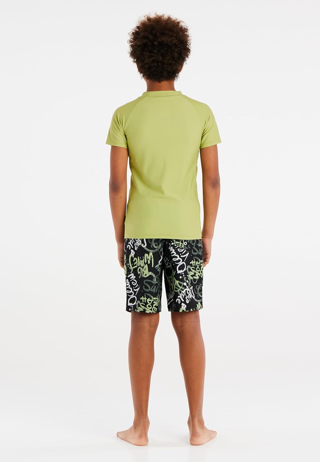 Protest Boys Surfshirt Kurzarm PRTBERENT JR 140 Algaegreen, 140 Algaegreen