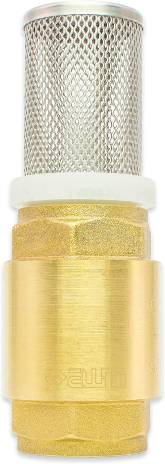 Fussventil Messing EUROPA Premium 2 tlg. Rückschlagventil + Saugkorb Rücklaufventil Innengewinde Ven