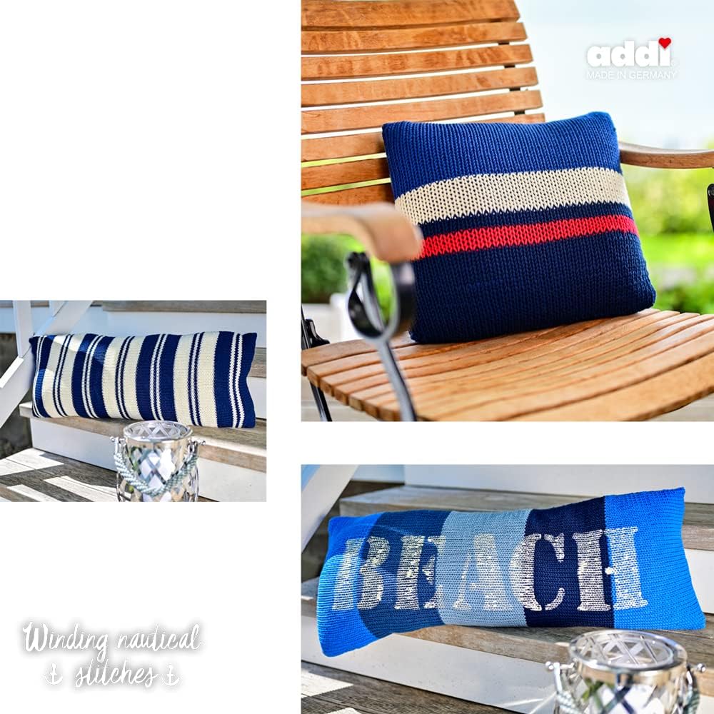 Nautische Nähte: Neue Anleitung für die addiExpress Professional und addiExpress Kingsize Strickmasc