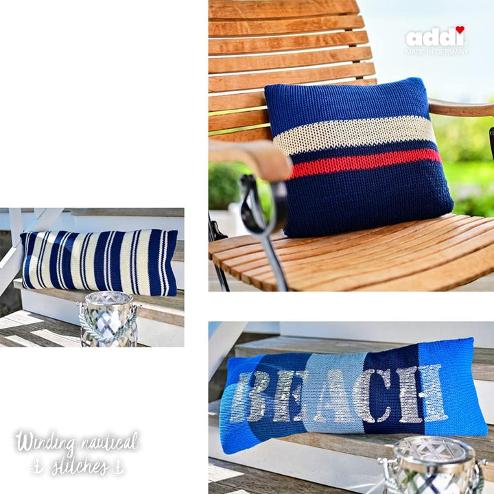 Nautische Nähte: Neue Anleitung für die addiExpress Professional und addiExpress Kingsize Strickmasc