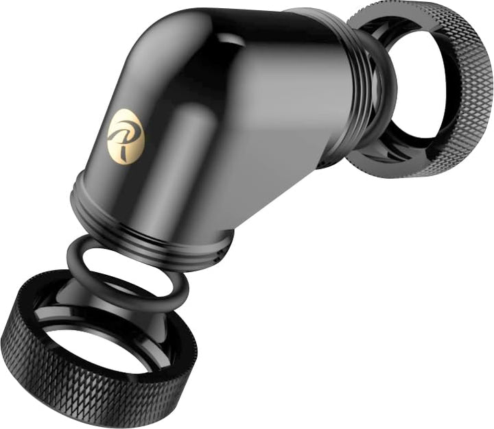 Raijintek Anschluss PELIAS D160906, 16 mm, 90 Grad Adapter, 6er-Pack, Schwarz