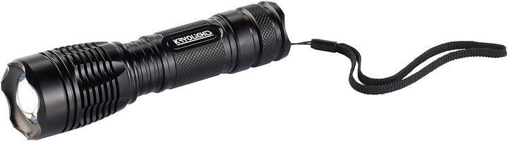 KryoLights aufladbare Taschenlampe: LED-Taschenlampe TRC-144.a mit Akku und Ladegerät, 1.000 lm, IP4