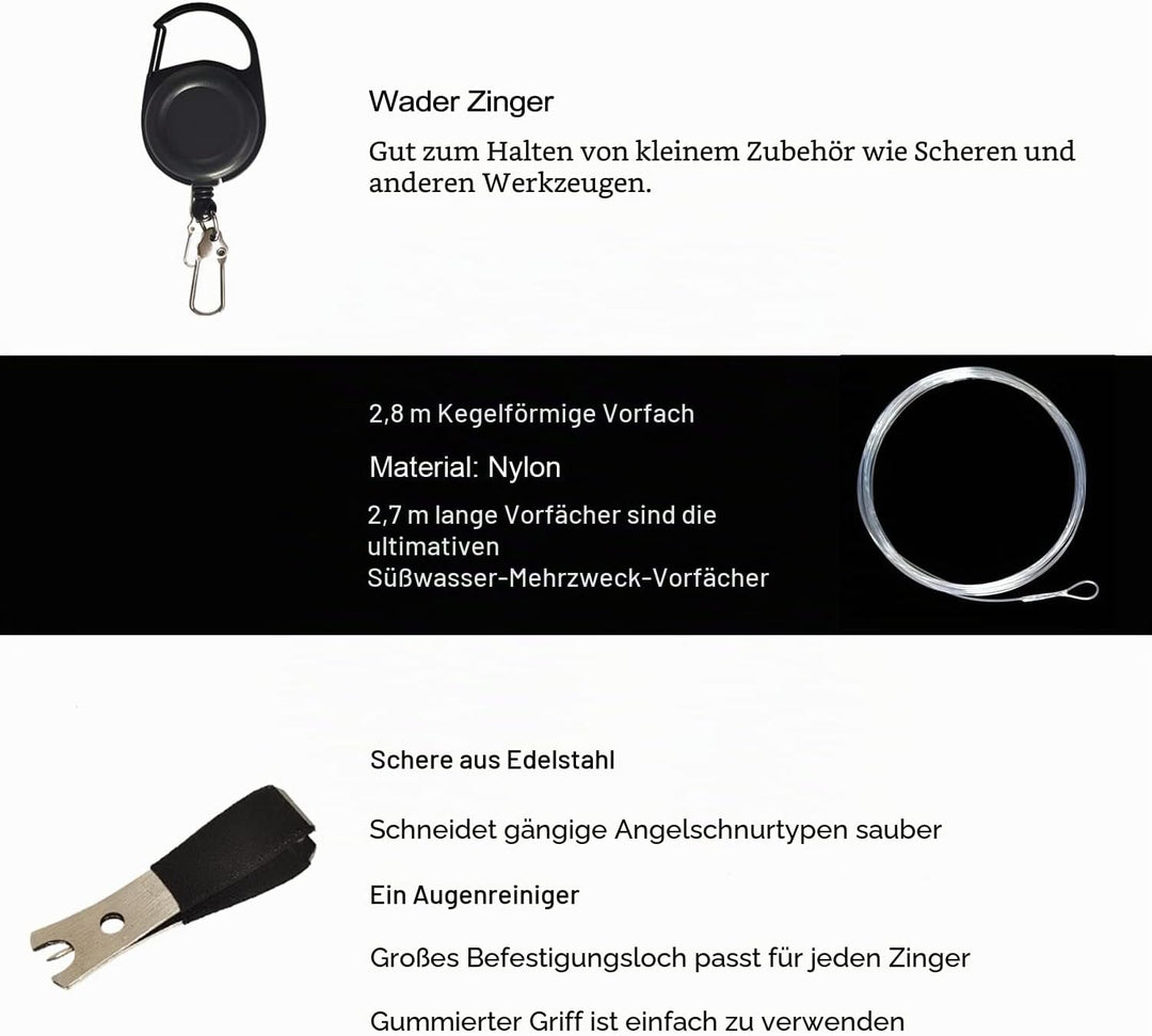 Aventik Extreme Fliegenfischer-Komplettset, Starter-Set mit Fliegenrute und Rolle für Schnurklassen