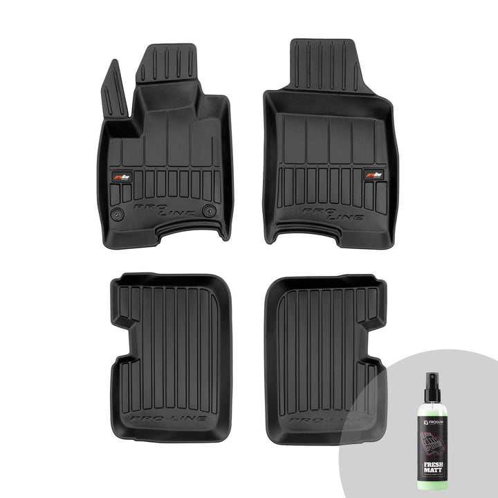 FROGUM ProLine 3D Gummimatten Exklusiven Auto Fussmatten Autofussmatten für FIAT Panda III ab 2011 |