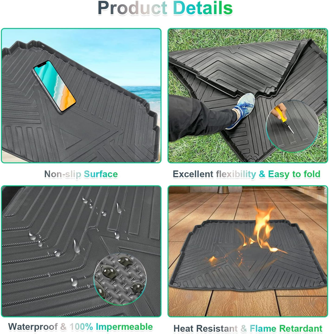 GAFAT Peugeot 3008 II 2016-2023 Kofferraummatte, Peugeot 3008 2022 Kofferraumwanne Matten Hohe Kante