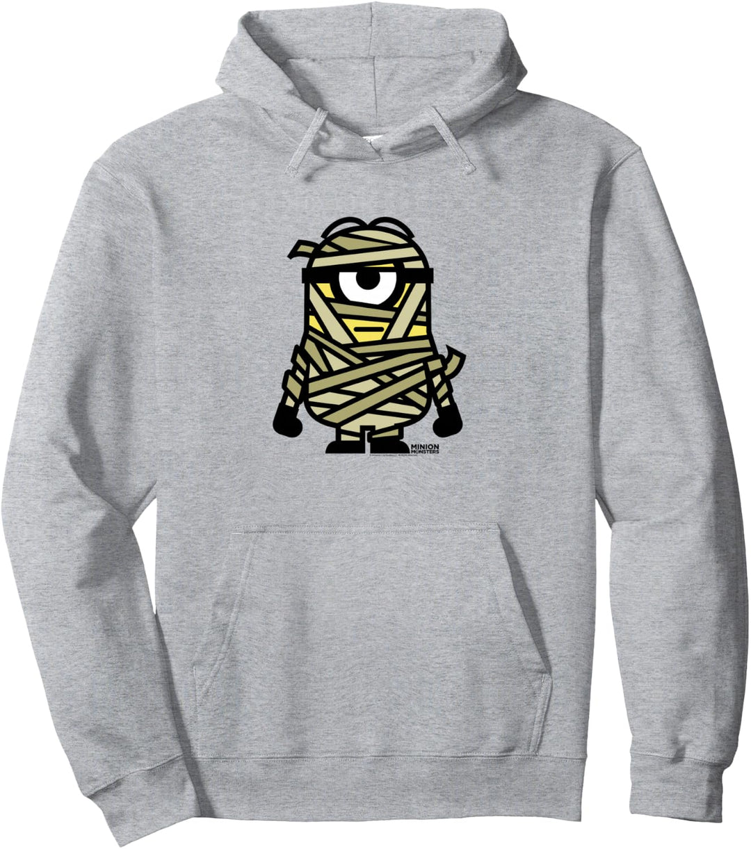 Despicable Me Minions Stuart Halloween Mummy Cartoon Pullover Hoodie