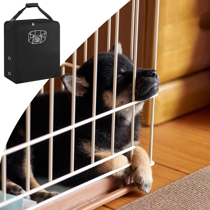 Tragbare Hundezauntasche, Laufstall-Tragetasche, breiter Schultergurt, Reisetasche, Aufbewahrungstas
