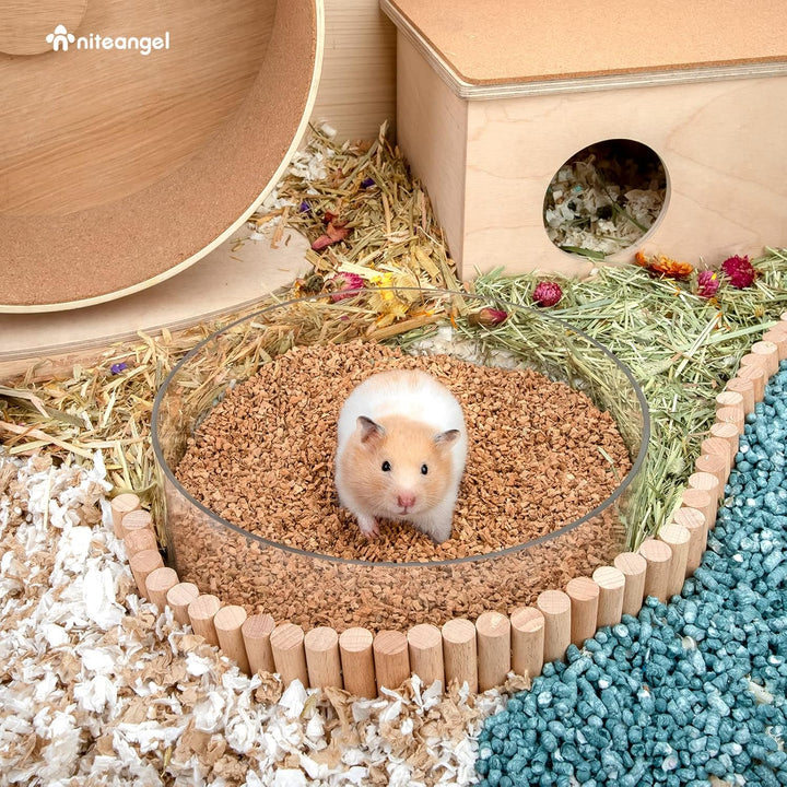 Niteangel Natürliches Kokosnuss-Hamster-Einstreu und Haustierstreu für Zwerghamster, Gerbils, Mäuse,