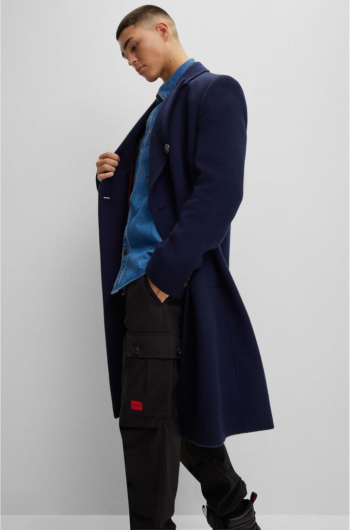 HUGO Herren Coat 106 Dark Blue405, 106 Dark Blue405
