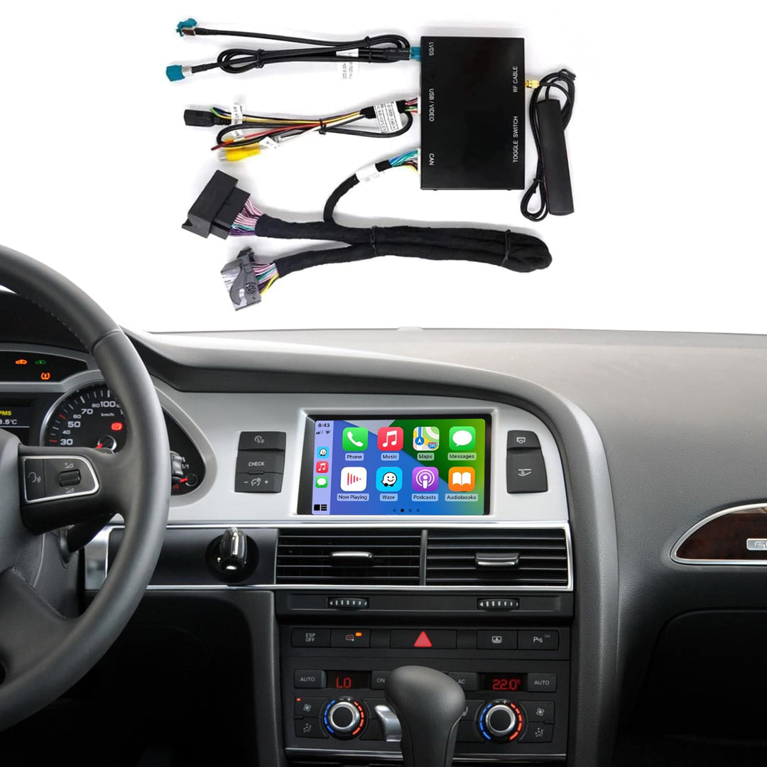 Road Top CarPlay Wireless Modul für Audi A6 S6 Q7 MMI 3G, CarPlay Interface | Für Audi A6/S6 (2010–2