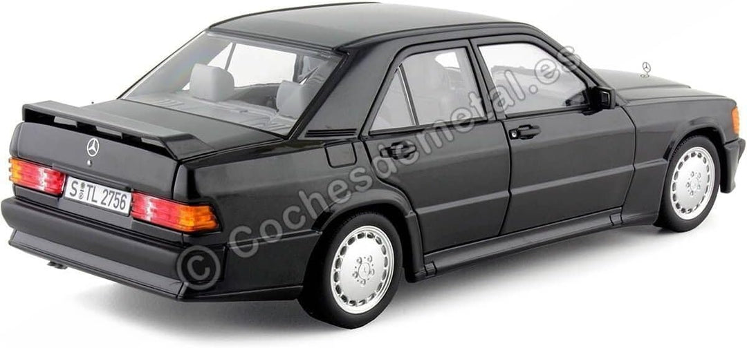 Norev Mercedes 190 E 2.3-16 W201 1984 schwarz metallic Modellauto 1:18