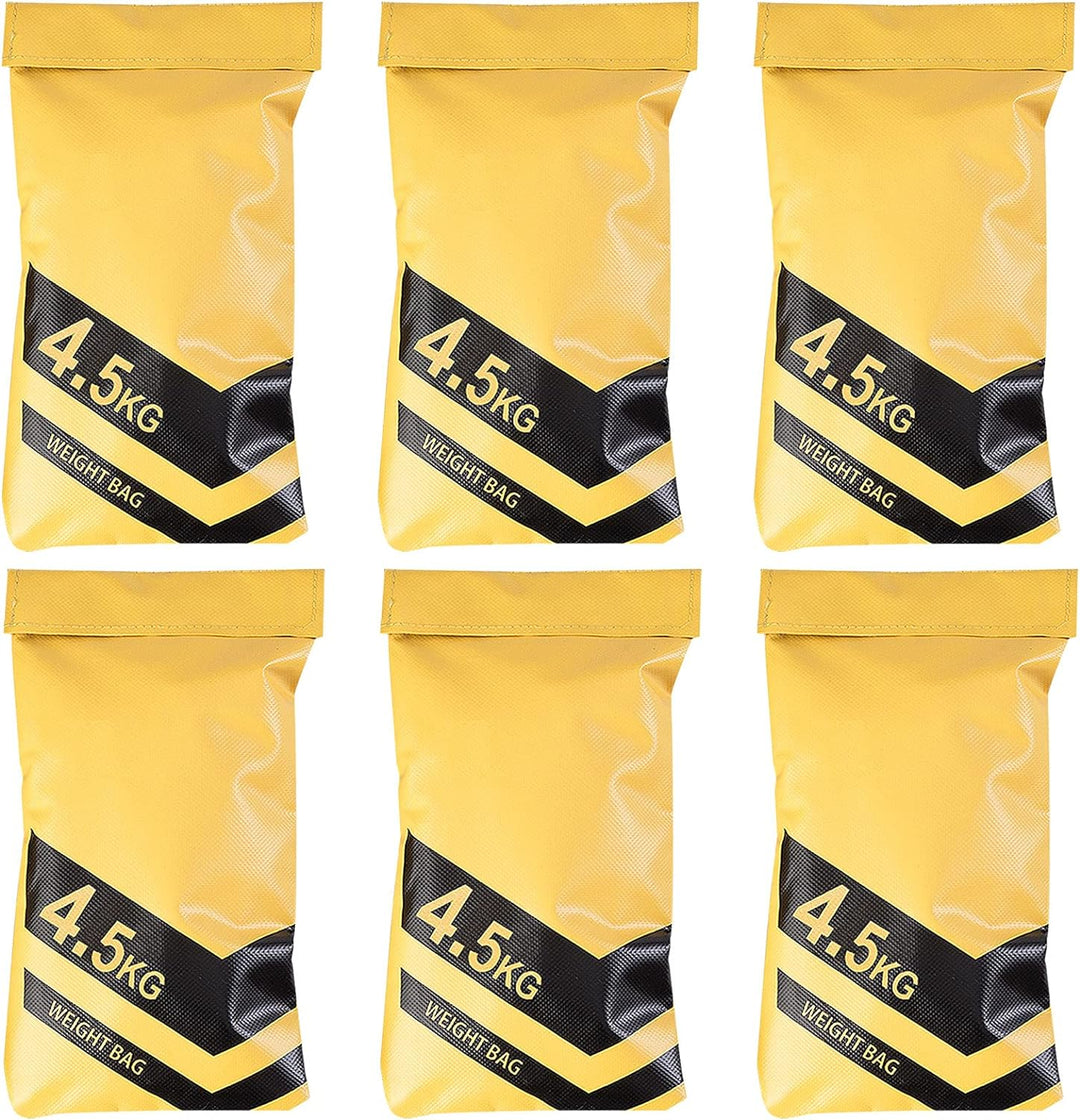 GOPLUS Gewichtssandsäcke Einstellbar, Trainingssandsack inkl. 6 x 4,5 kg Sandsack 6 Gummigriffe und