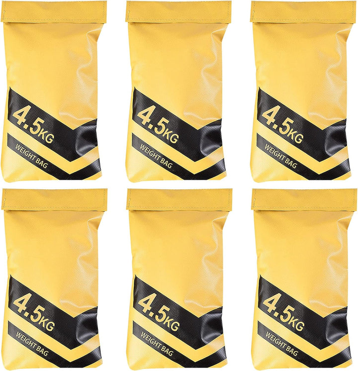 GOPLUS Gewichtssandsäcke Einstellbar, Trainingssandsack inkl. 6 x 4,5 kg Sandsack 6 Gummigriffe und