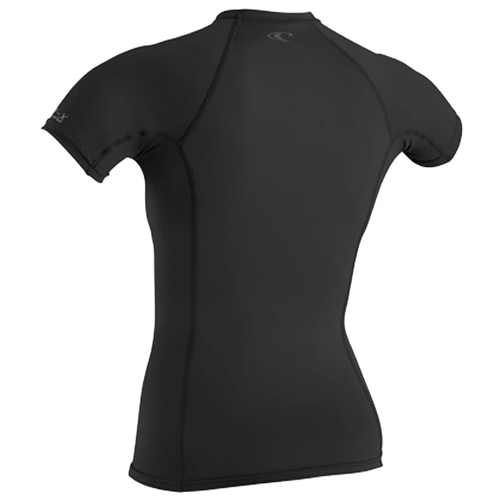 O';Neill Womens Thermo-X Short Sleeve Top Schwarz - UPF 50+ UV-Schutz - UV-Sonnenschutz und SPF-Eige