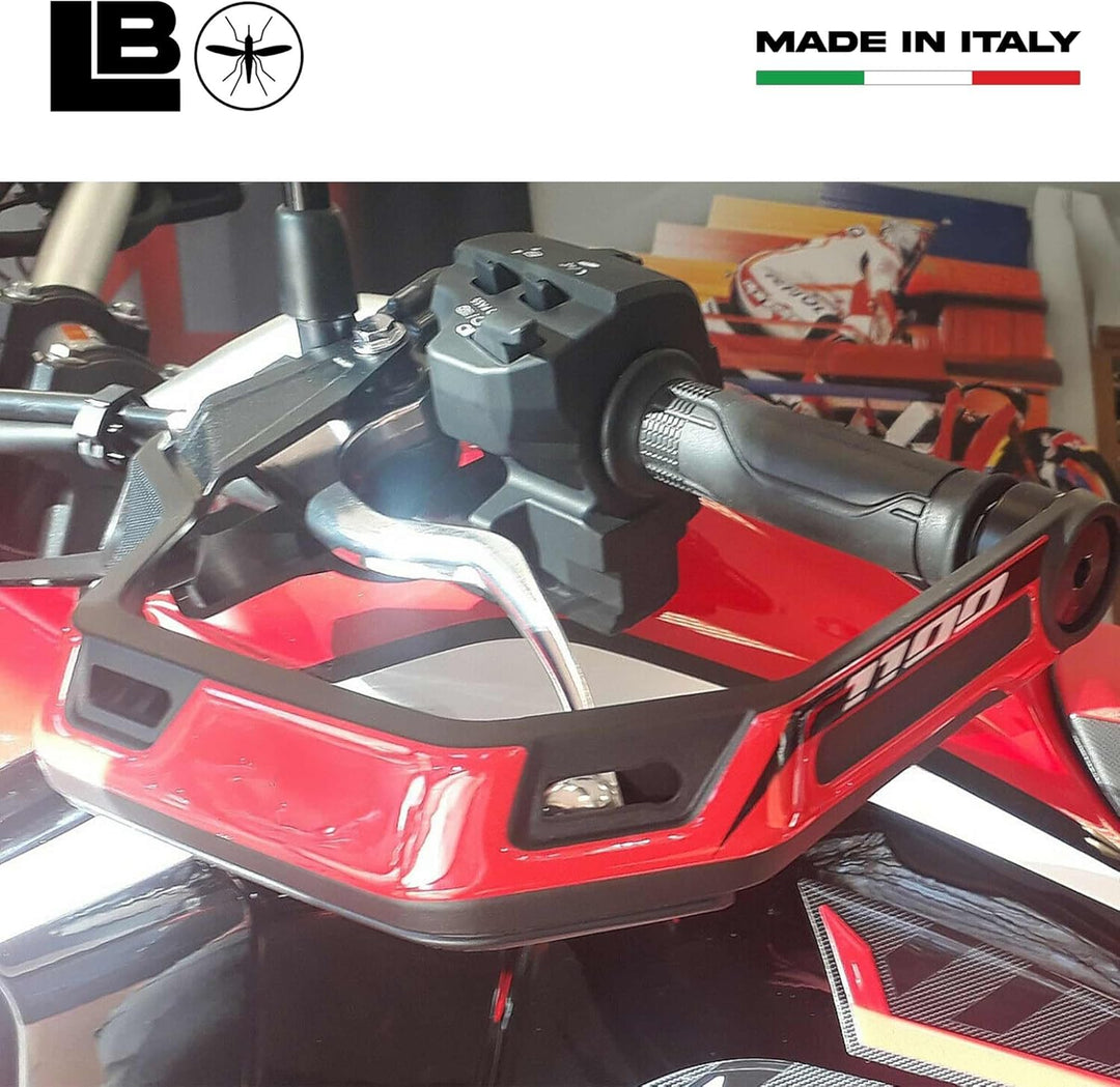labelbike - 2 3D-Aufkleber für Motorrad-HANDSCHUTZ, kompatibel mit Honda Africa Twin 1100 L Handschü