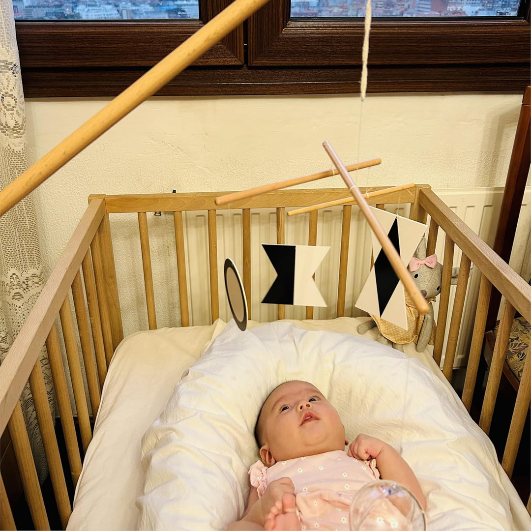 Munari Mobile, Montessori-Mobile, Babyspielzeug, Wickelspielzeug, Visuelle Verfolgung, Neugeborenen-