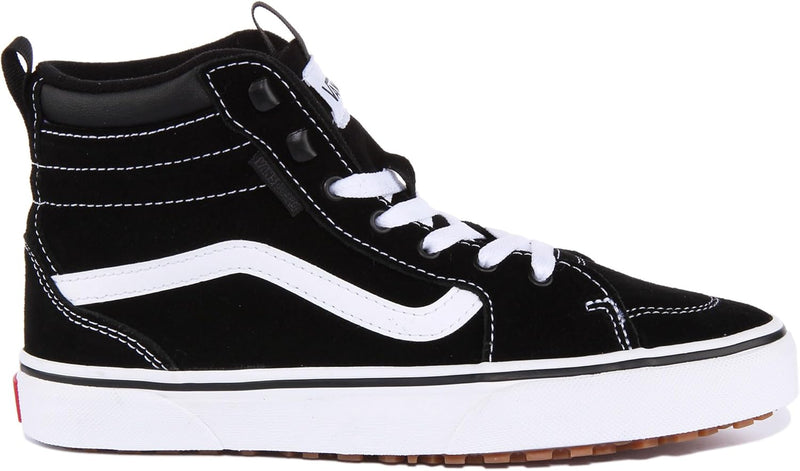 Vans Unisex Kinder Filmore Hi Vansguard Sneaker 27 EU Suede Black White, 27 EU Suede Black White