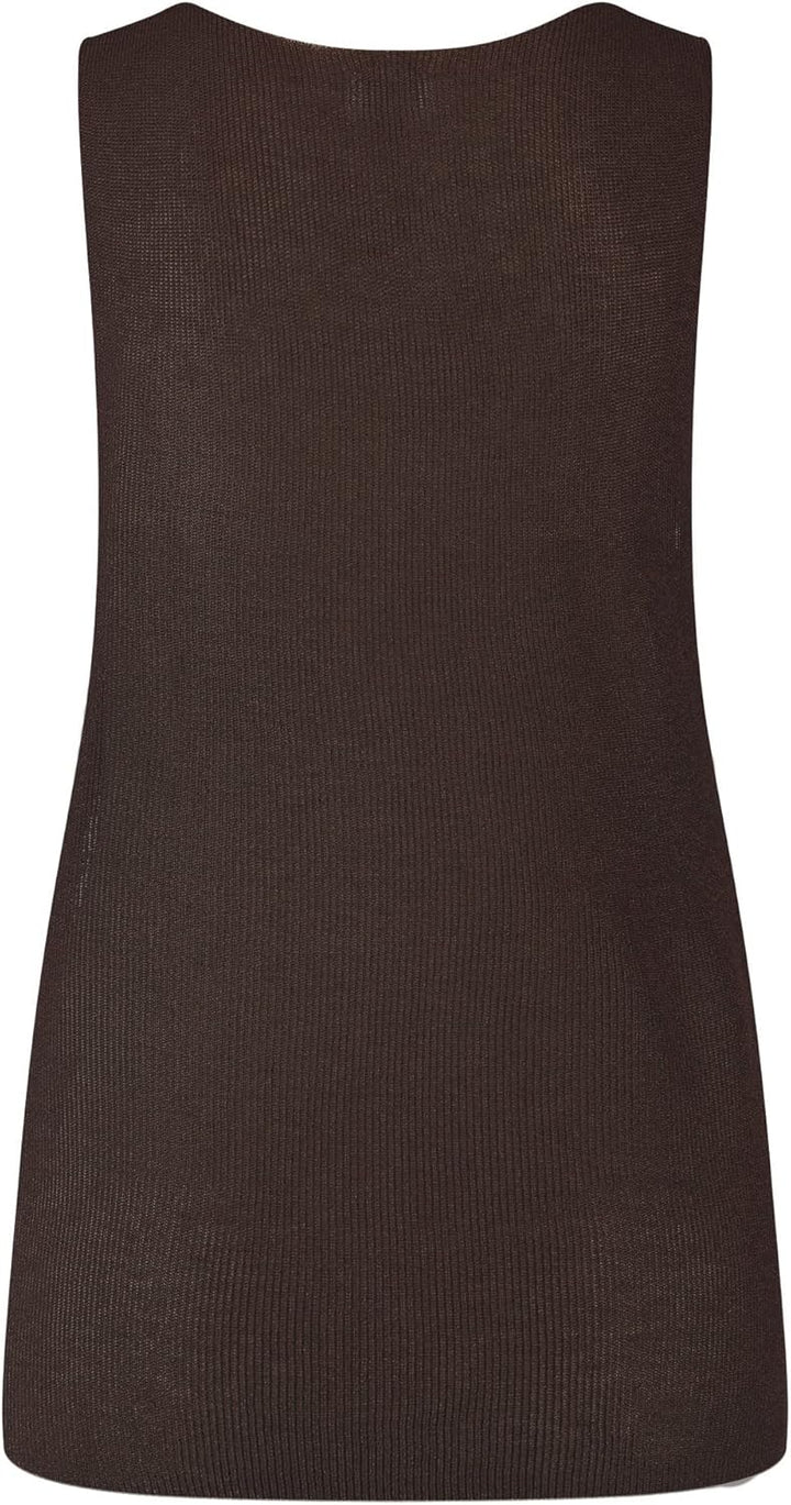 Gerry Weber Damen T-Shirt 42 Dark Brown, 42 Dark Brown
