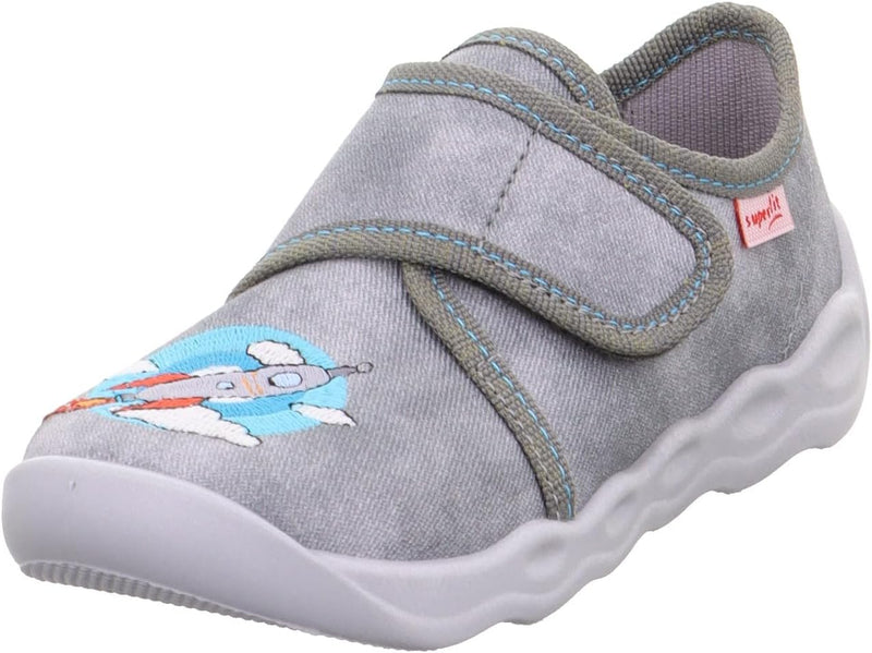 Superfit Jungen Bubble Hausschuh 23 EU Grau 2020, 23 EU Grau 2020