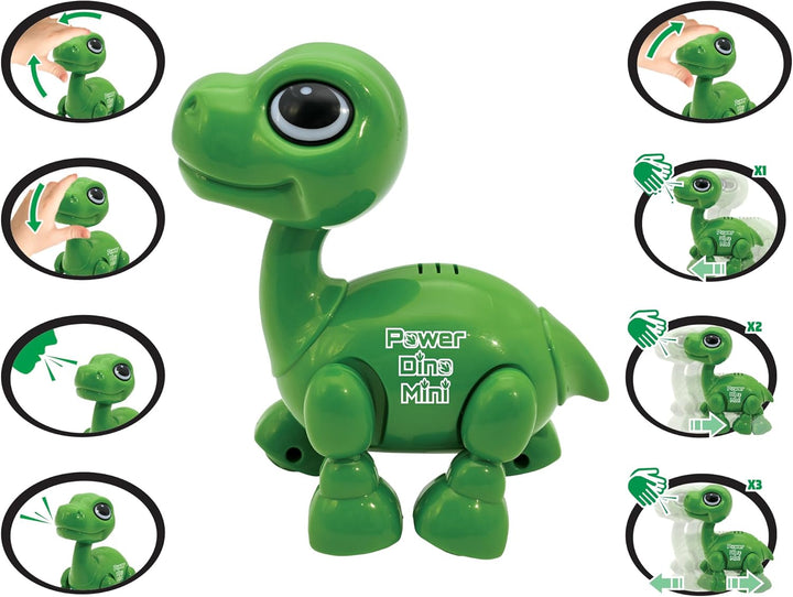Lexibook Power Dino Mini - Mein kleiner Roboterdinosaurier - Roboterdinosaurier mit Geräuschen, Musi