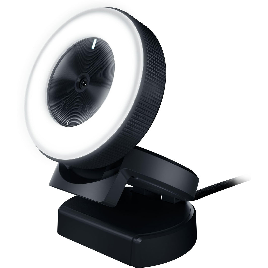 Razer Kiyo - Streaming-Kamera mit Ring-Beleuchtung (USB Webcam, HD-Video 720p, 60 FPS, kompatibel mi