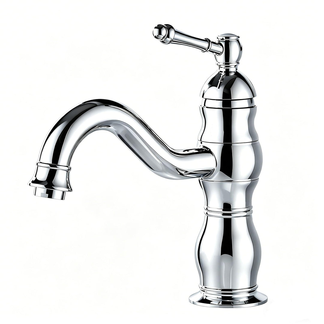 kisimixer Wasserhahn Bad,360° Drehbar Waschtischarmatur-Mischbatterie für Bad, Einhandmischer Wascht