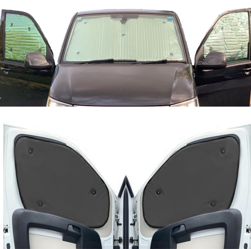 Thermomatten-Set für Renault Master (2010-Date) Komplettset Mittlerer Radstand Ideal für alle Jahres