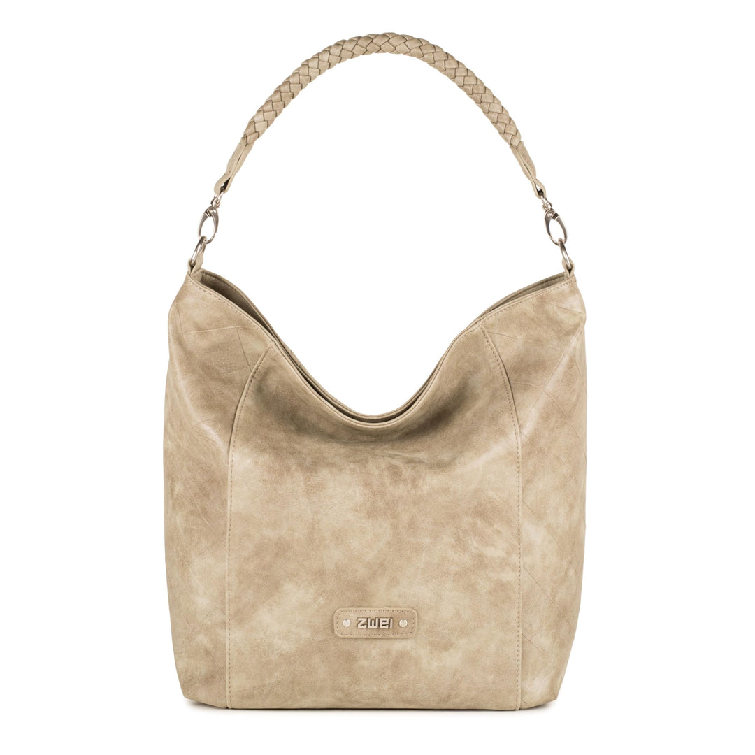 zwei Lisette L12 Schultertasche 36 cm Hemp, Hemp