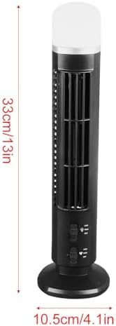 Flügelloser Turmventilator, 90 Grad Oszillierende Ventilatoren für den Innenbereich, Leiser Tragbare