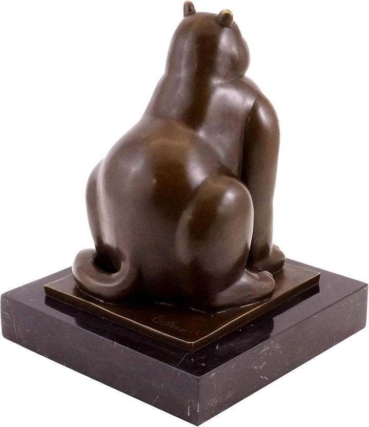 Kunst & Ambiente - Fernando Botero - Fat Cat/Fette Katze - Bronzeskulptur - signiert - Statuen onlin