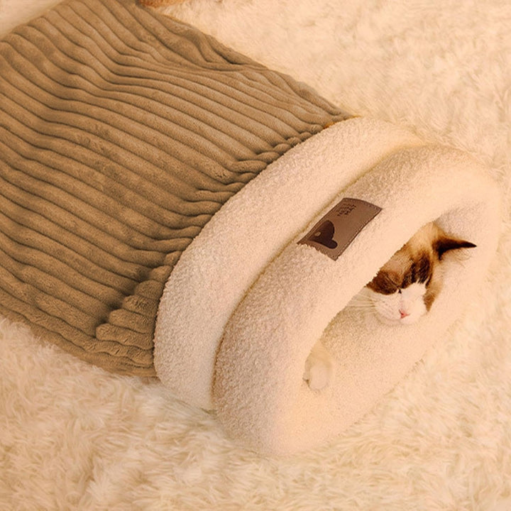 Katzen Winterschlafsack - Katzenschlafsack Für Wohnungskatzen | Weicher Bequemer Katzen Winterschlaf