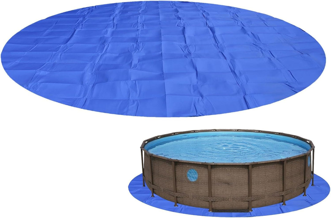 Generisch Pool-Liner-Pad, Pool-Unterlage-Pad,Runde, Dicke Poolplane, Pool-Bodenplane - Strapazierfäh