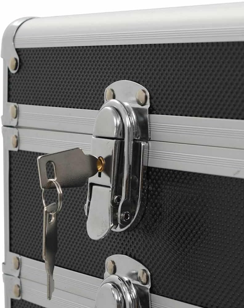 vidaXL Kosmetikkoffer mit 4 Etagen Schublade Beauty Case Schminkkoffer Friseurkoffer Schmuckkoffer T