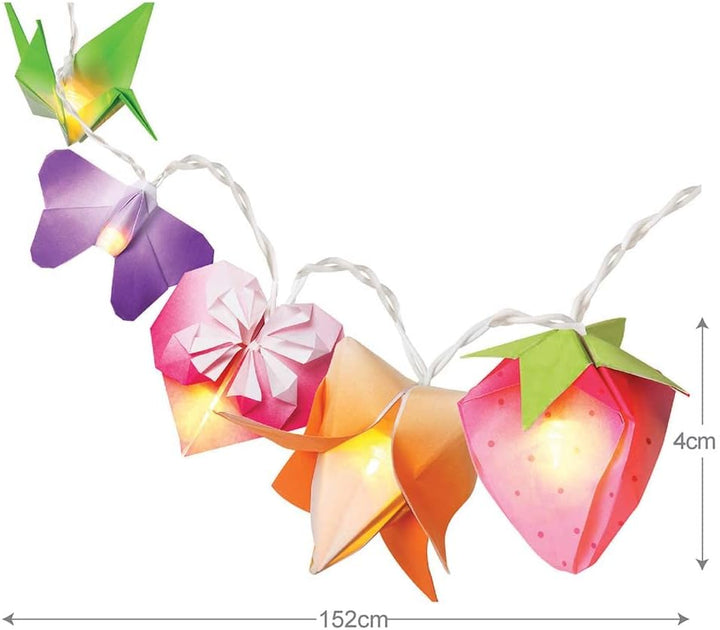 4M Create Your Own Beautiful Origami Lights - DIY Origami Lampen Bastelset für Kinder - Kreatives Ba