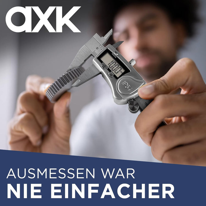 Messschieber Digitale 0-150mm/0-6 Zoll, Hochpräzise Edelstahl Schieblehre, Elektronischer Digitaler