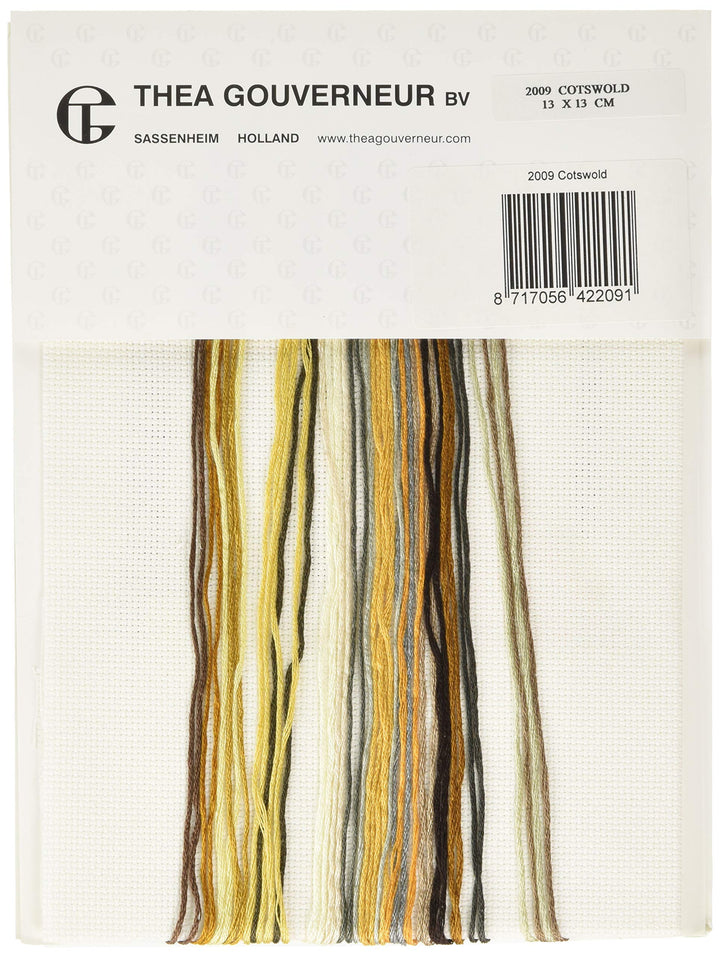 Thea GOUVERNEUR SINCE 1959 2009A Kreuzstich-Set, Mehrfarbig, 13x13cm
