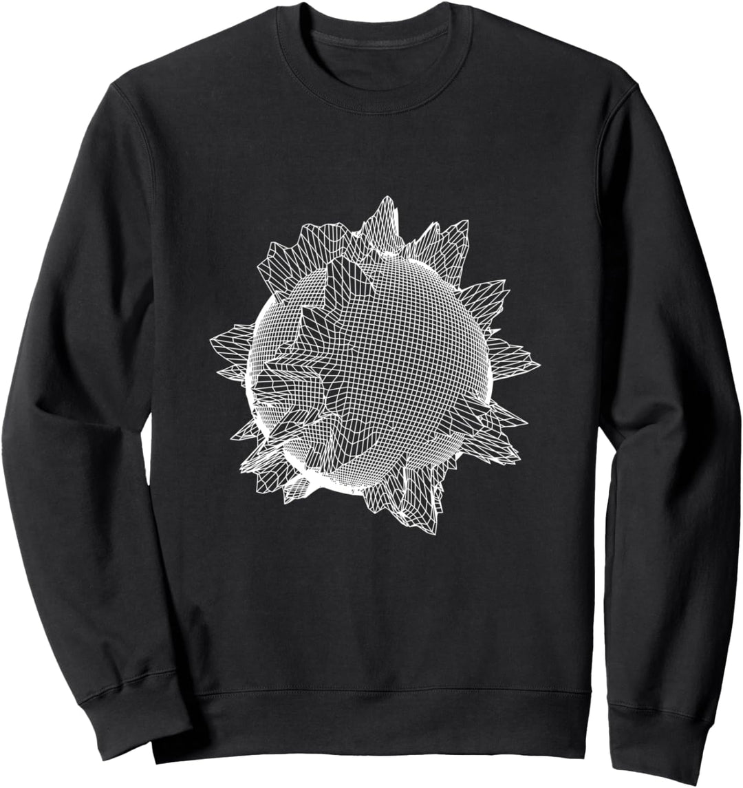 Geometrie Kreis Dreiecke Kugeln Geometrische Nerd Geek Sweatshirt