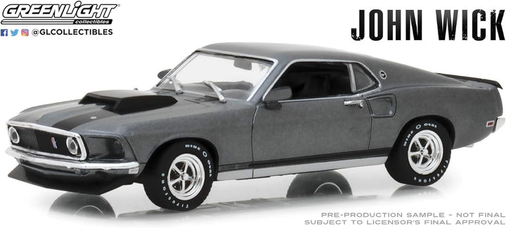 Greenlight 1969 Ford Mustang BOSS 429 John Wick 1:43 86540