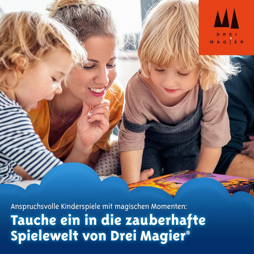 Schmidt Spiele 40896 Die verdrehte Spuknacht, Drei Magier Kinderspiel