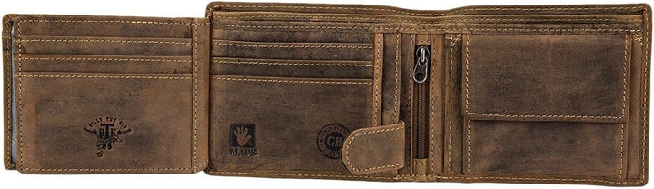 Greenburry Vintage Skull Kettenbörse Leder 12,5 cm
